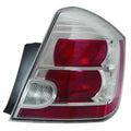 Replacement Driver Tail Light Assembly w/Dark Bezel for 2010-12 Nissan Sentra