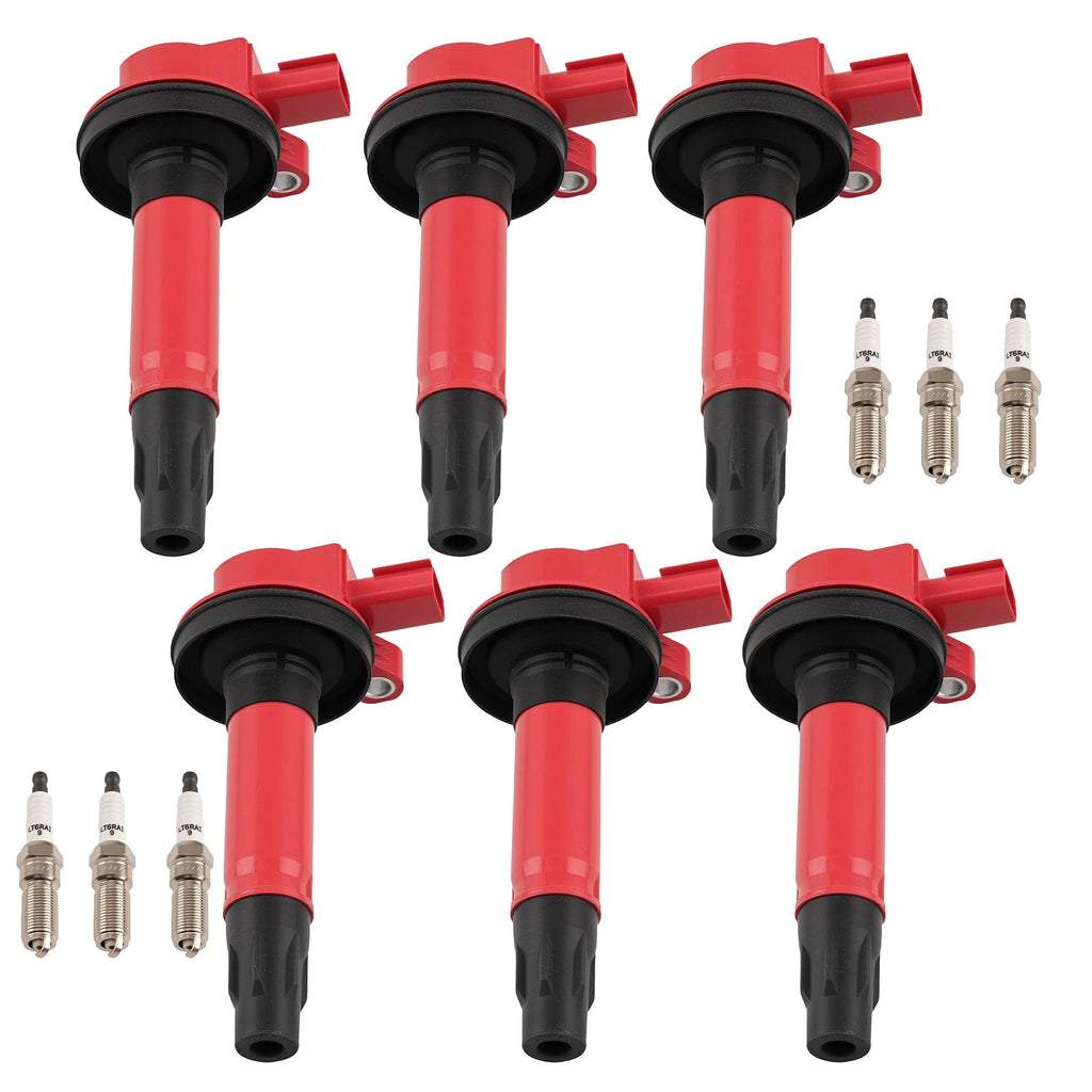 Ignition Coil Spark Plug Kit Set of 6 for Ford Explorer 3.5L (2011–2017)