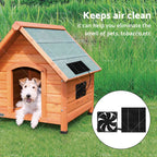 20W Solar Panel Fan for Greenhouse Pet Dog Chicken House (No Years)