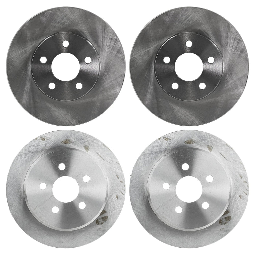 Front and Rear Disc Brake Rotors for Dodge Neon (2000–2003)