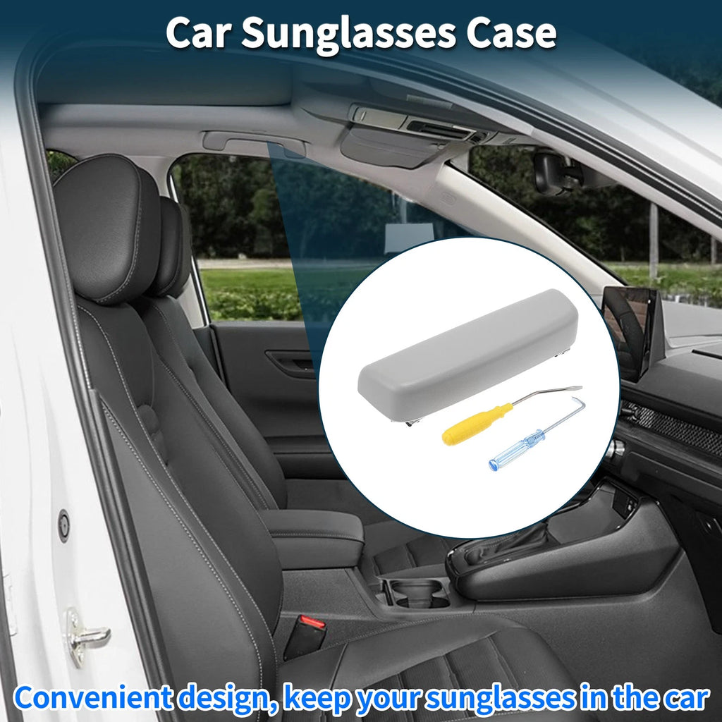 Sunglasses Case for Volkswagen Golf 8 (2020–2023) Eyeglasses Holder Grey