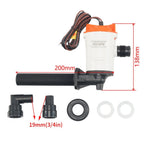 High Flow 12V 800GPH Boat Pump for Marine Applications