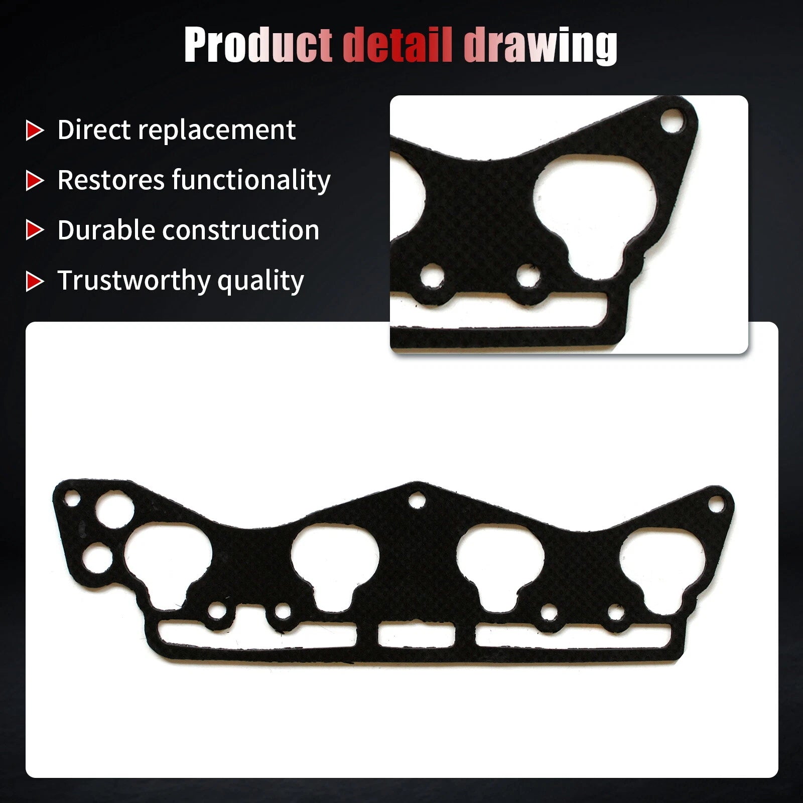 Intake Manifold Gasket Set for Honda Civic del Sol (1996-2000)