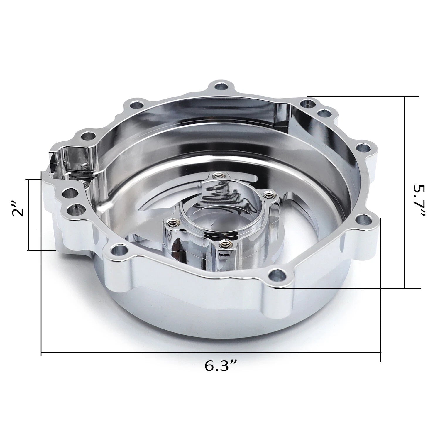 Clear Engine Stator Cover Crankcase Left for Kawasaki Ninja ZX6R (2009–2021)