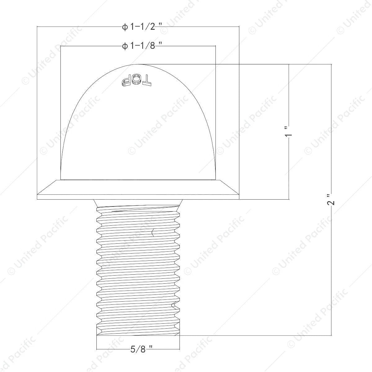 LED Watermelon Double Fury Lights Clear Lens for Universal Vehicle (2000–2020)