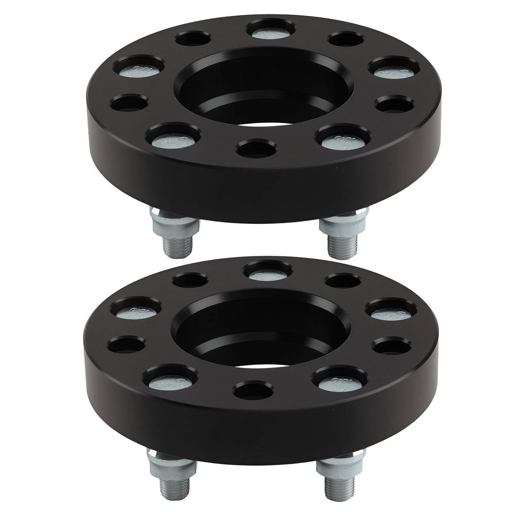 2X 1" T6 Wheel Spacers for Ford Bronco, Crown Victoria (5x4.5, 70.5mm Hub)