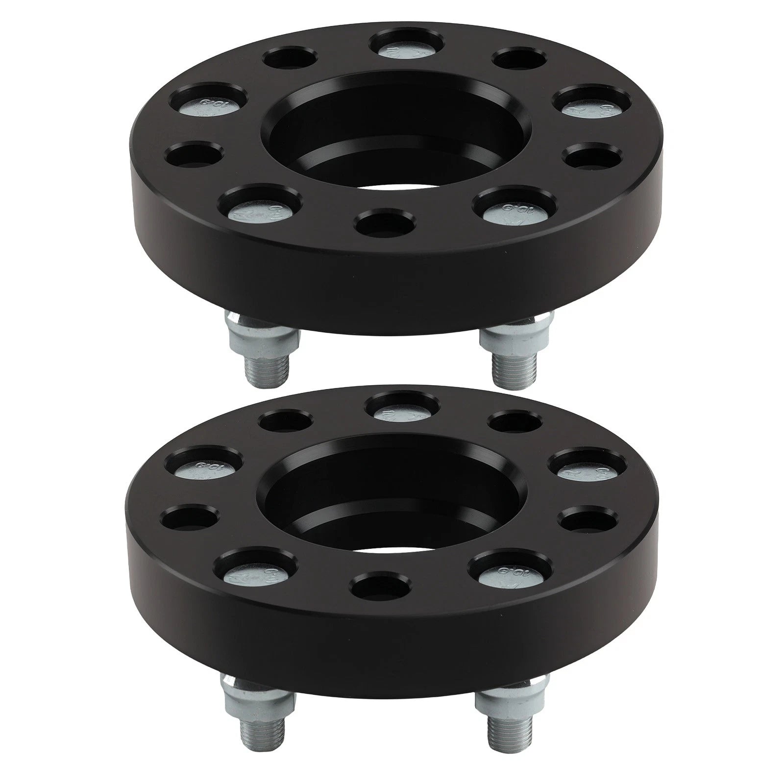 2X 1" T6 Wheel Spacers for Ford Bronco, Crown Victoria (5x4.5, 70.5mm Hub)