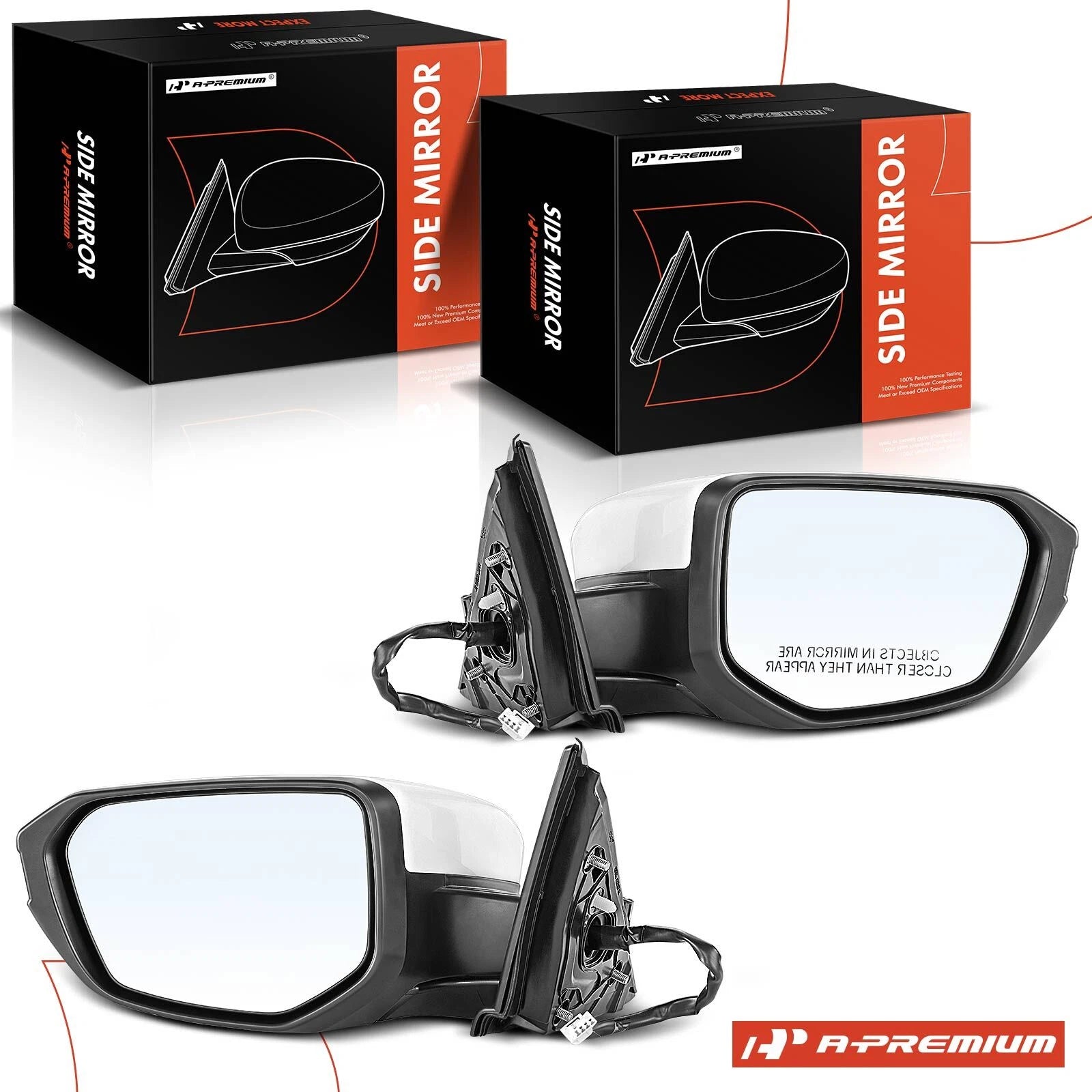 Pair Power Mirrors for Honda Civic (2016–2021) Sedan Coupe