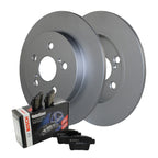 Rear Brake Kit 259mm Rotors & Bosch Ceramic Pads for CT200h, Corolla, Matrix, Prius (2011–2018)