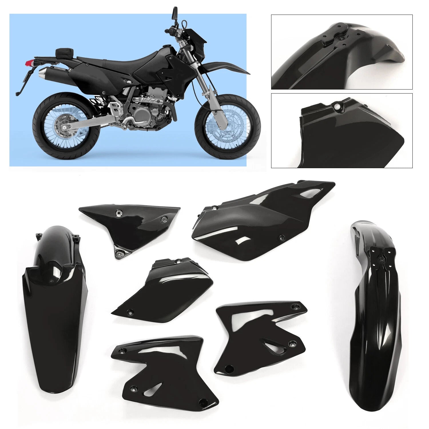 Fairing Bodywork Kit for Suzuki DRZ400E, DRZ400ES (2000–2023)