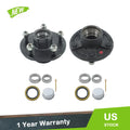 Set of 2 Trailer Hub Kits for 3500 lb Axles (5-Bolt Circle)