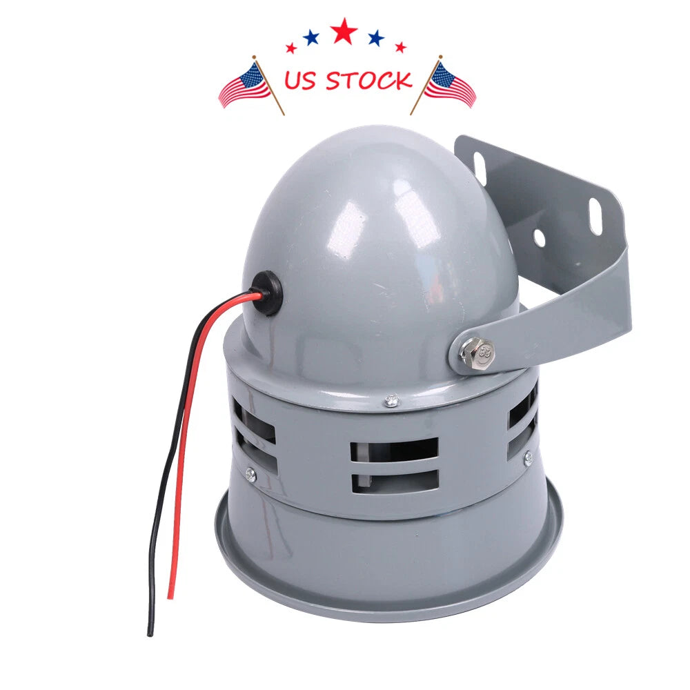 12V Loud Air Raid Siren Horn for Electric Car Truck Boat Motorcycle