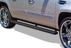 4" Matte Black Running Boards for Cadillac Escalade EXT (2002–2013)
