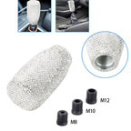 Bling Gear Shift Knob with Crystal Diamond for Manual/Automatic Transmission