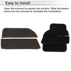 Center Console Cover with Storage Bag for BMW 5 Series (2018-2023) Deep Brown