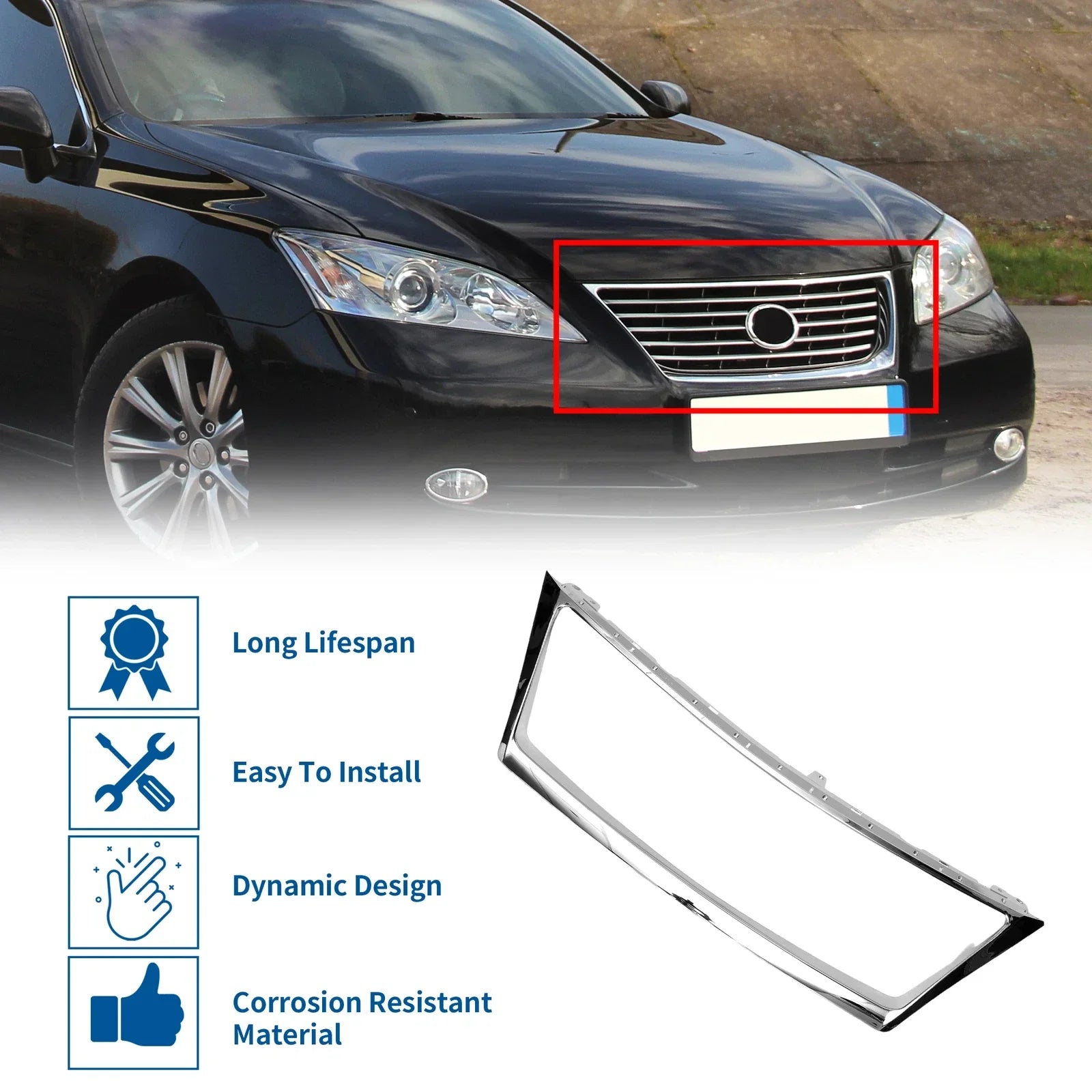 Grille Trim for Lexus ES 350 (2012-2020)