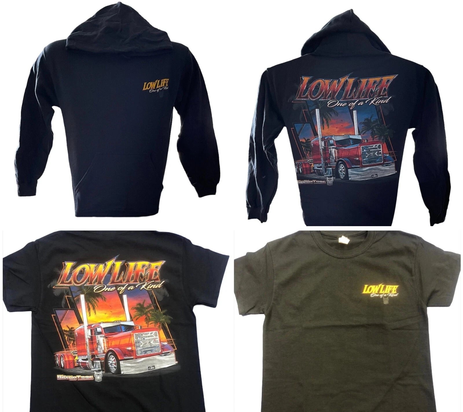 Graphic Trucker T-Shirt & Hoodie for Big Rig Trucks BRT