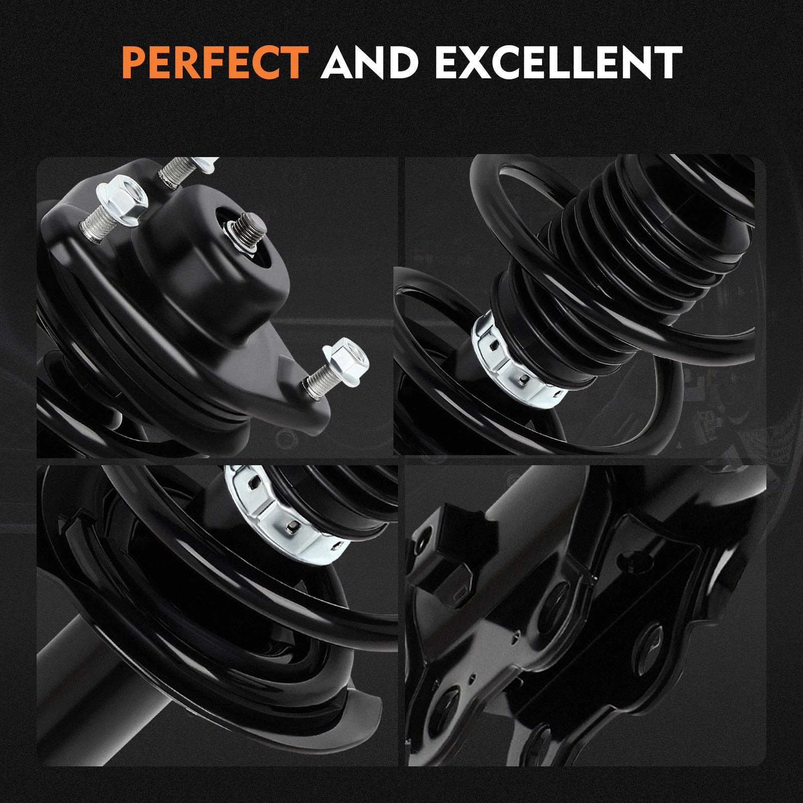 Pair Front Complete Struts for Hyundai Sonata (2011-2014) Kia Optima (2011-2015)