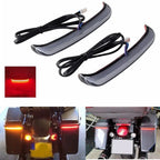 LED Saddlebag Brake Accent Lights for Harley Touring Street Glide Road Glide (14-23)