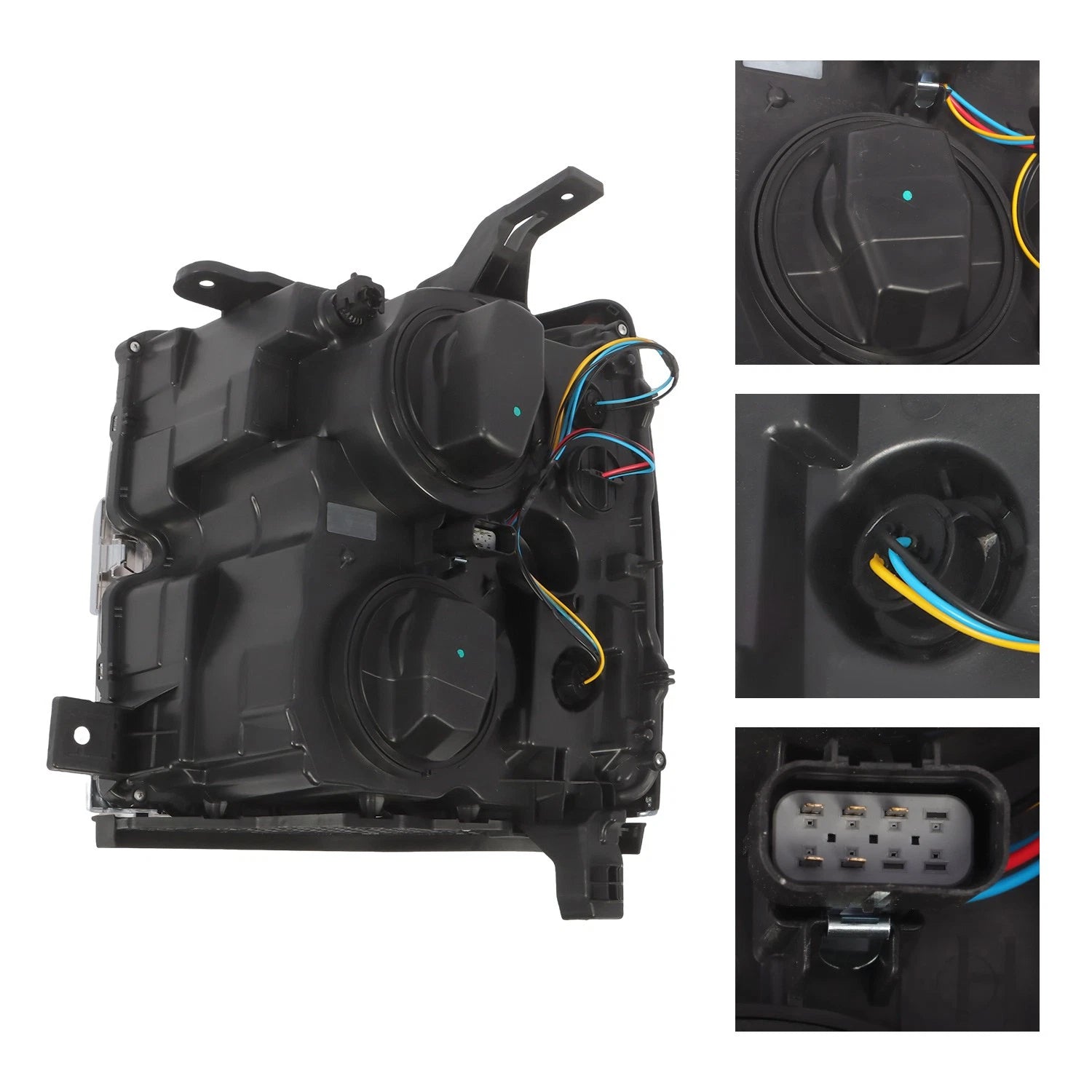 Halogen Headlight for Chevy Silverado 2500HD 3500HD (2015–2019) Rh