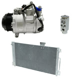AC Compressor Kit with Condenser for Mercedes Benz C240 3.2L (2003–2005)