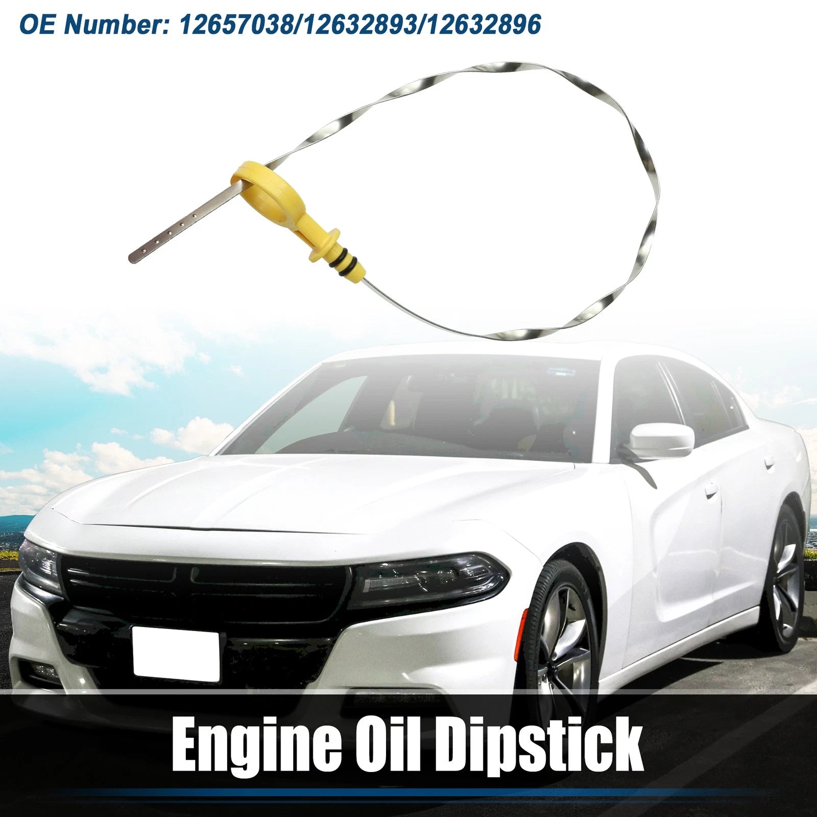 Engine Oil Fluid Level Dipstick for Chevrolet Camaro L LT 2010–2015 No.12657038