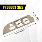 Driver Master Power Window Switch Bezel Trim Panel for Toyota Corolla (1998–2002)