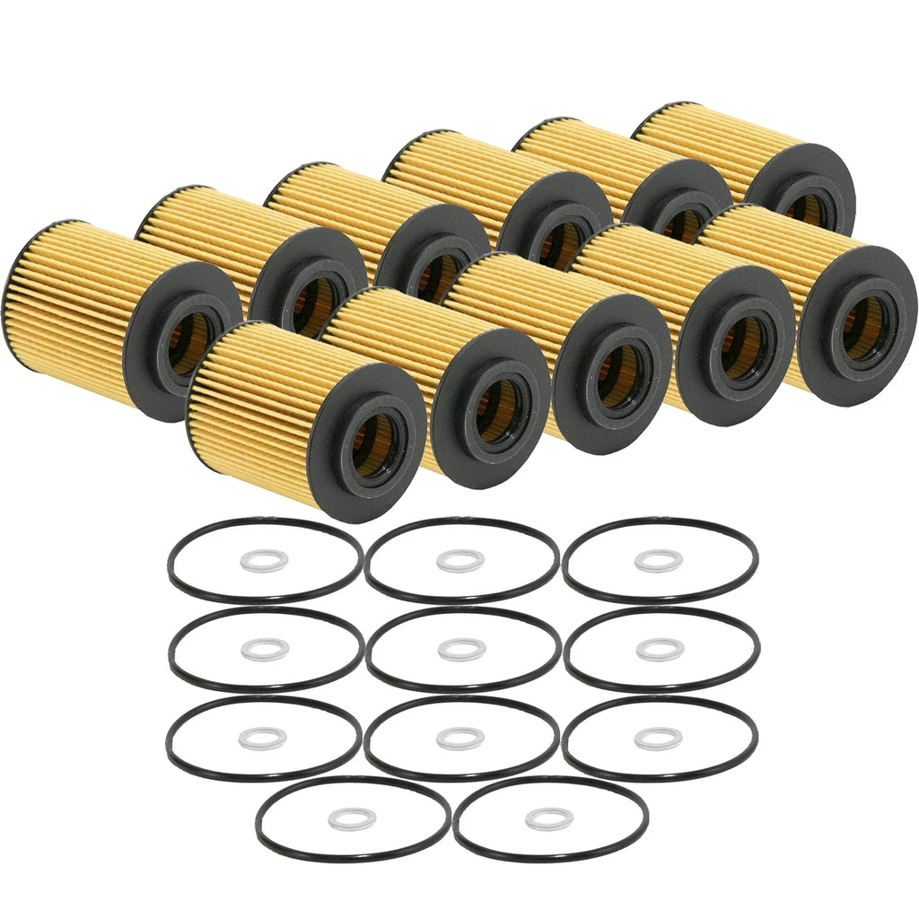 Set of 11 Engine Oil Filters for Hyundai Genesis, Kia (StdAsp)