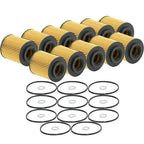 Set of 11 Engine Oil Filters for Hyundai Genesis, Kia (StdAsp)