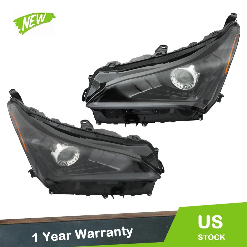 Set of 2 LED Headlights Assembly for Lexus NX300 NX300h (2018–2021)