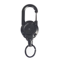 Heavy Duty Retractable Badge Reel with Carabiner Clip for Keys and ID Accessory
