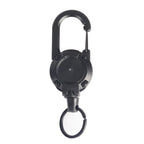 Heavy Duty Retractable Badge Reel with Carabiner Clip for Keys and ID Accessory