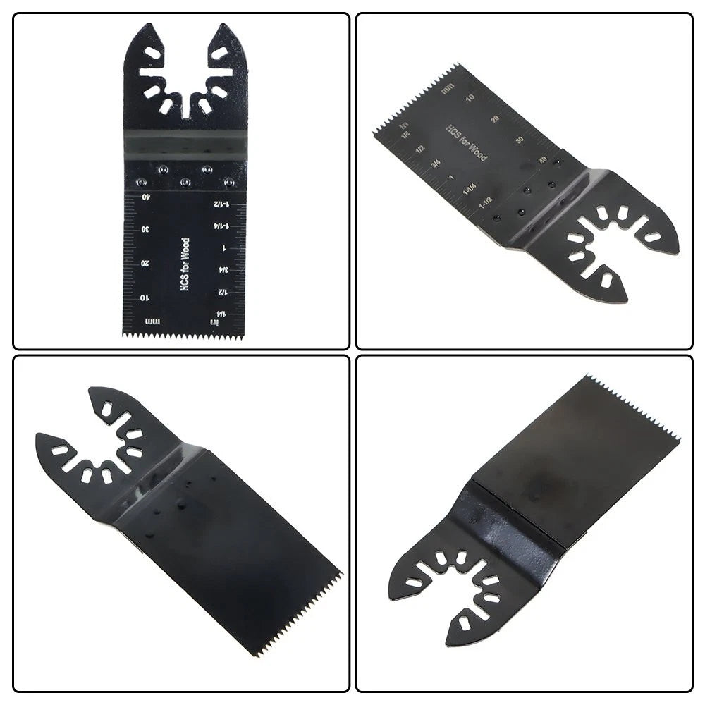 Set of 100 Quick Release Oscillating Tool Blades for Universal Use