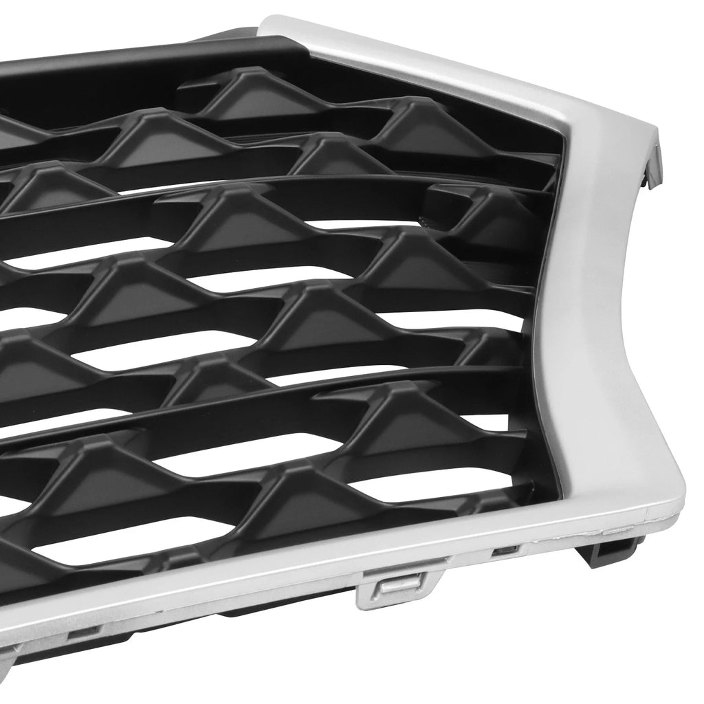 Front Grille Bumper for Tucson (2019–2021) OE Style Silver Moulding