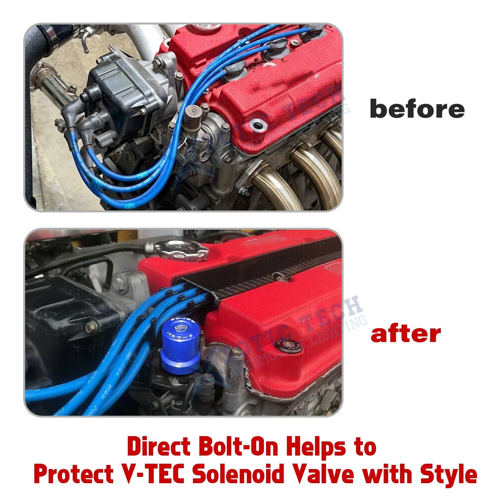 VTEC Solenoid Value Cover Cap for Honda Civic S2000 B-D H-Series (2000-2009)