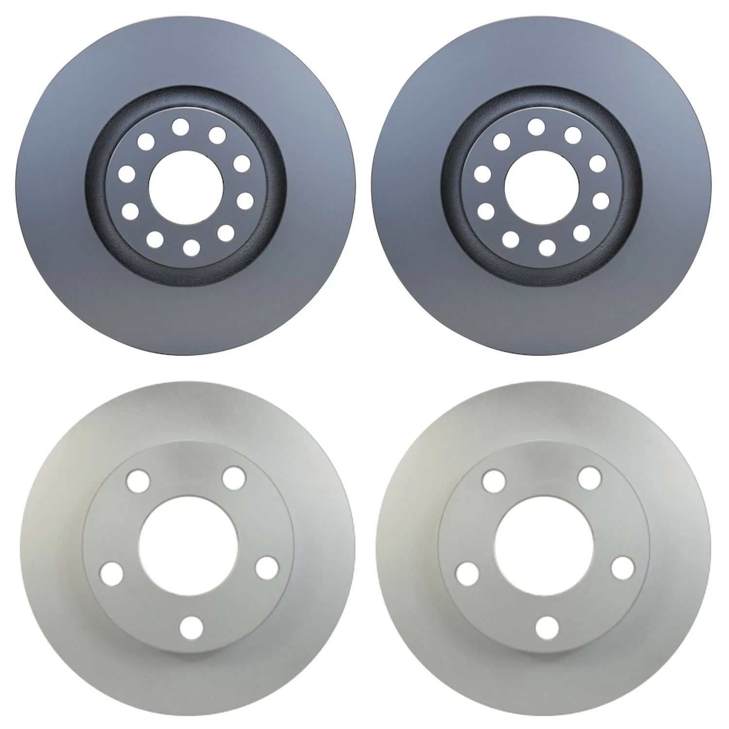 Hella Brake Rotors Kit 323mm Front 245mm Rear for Audi A8 Quattro (1997–2003)