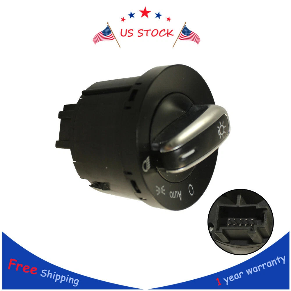 Headlight Switch for VW Golf MK5 MK6 Jetta Tiguan (2006–2014)