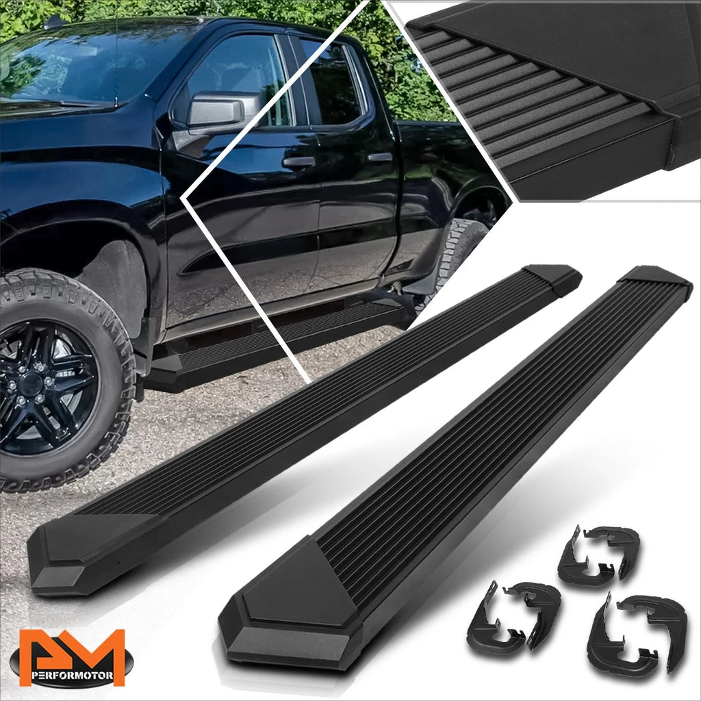 Set of 2 Side Nerf Bar Running Boards for Silverado/Sierra 1500-3500 (2019–2024)