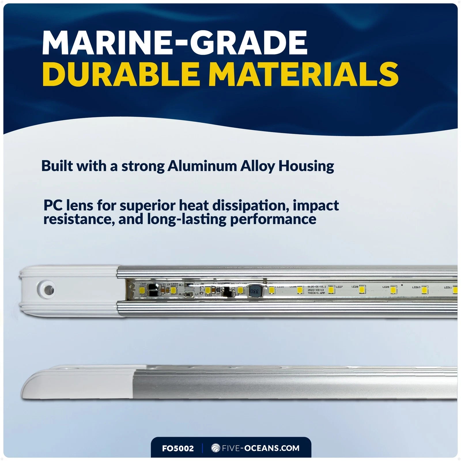24.5" LED Strip Light for RV Boat Camper Marine (12-30V)