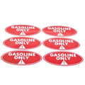 Gasoline Only Vinyl Decal Sticker for Fuel Gas Door (Weatherproof)