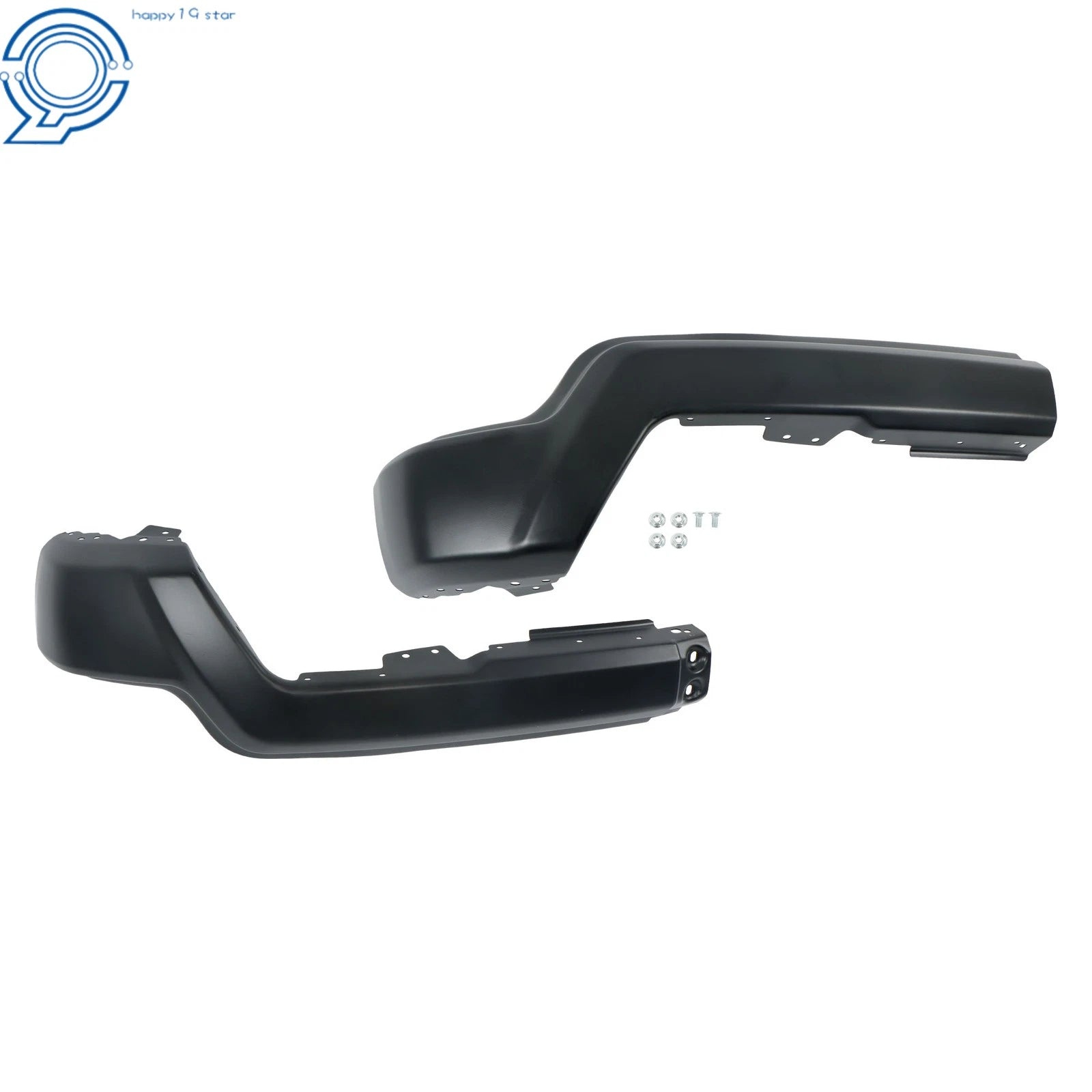 Front Bumper Face Bar for Chevy Silverado (2022–2024) Black Steel