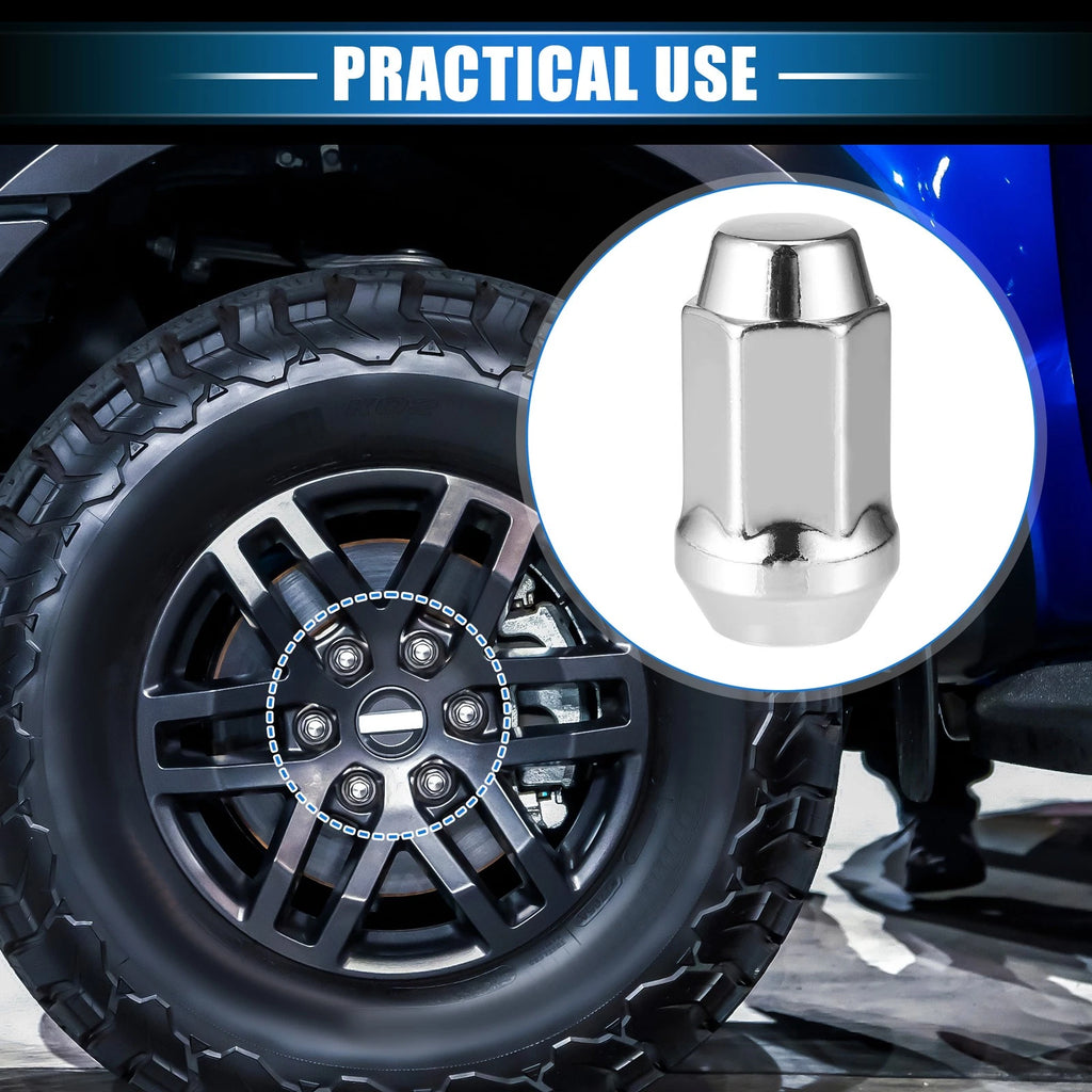10 Pcs Wheel Lug Nuts for Ford Explorer, Lincoln MKS (1/2-20)
