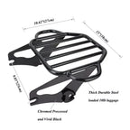 BLACK  Up Luggage Rack for Harley Touring Street Glide Road Glide (2009-2023)