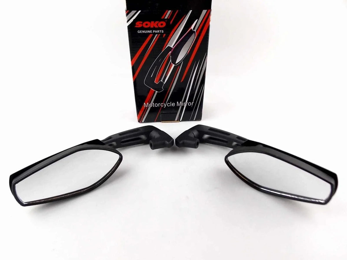 Black Rear View Mirrors for Kawasaki GPZ305 (1983-1994)