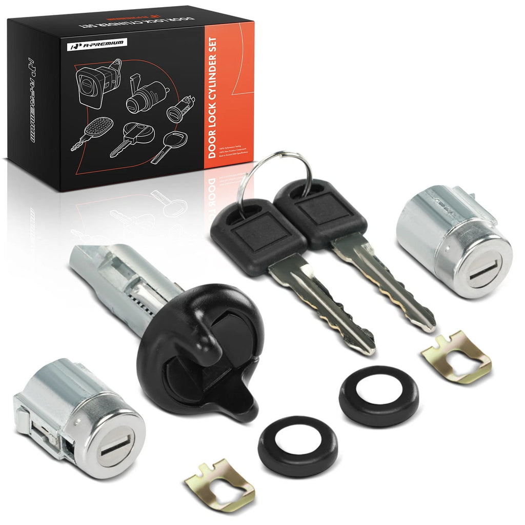 3X Door Lock Cylinder Set with Keys for Chevy C1500 Suburban (1992â1999)