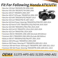 2 Upper or Lower Ball Joints for Honda Pioneer 700 1000 Foreman 500 (2014–2023) 51355-HN0-A01