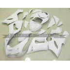 Fairing Kit for Kawasaki Ninja ZX6R (2005–2006) White Painted ABS Bodywork