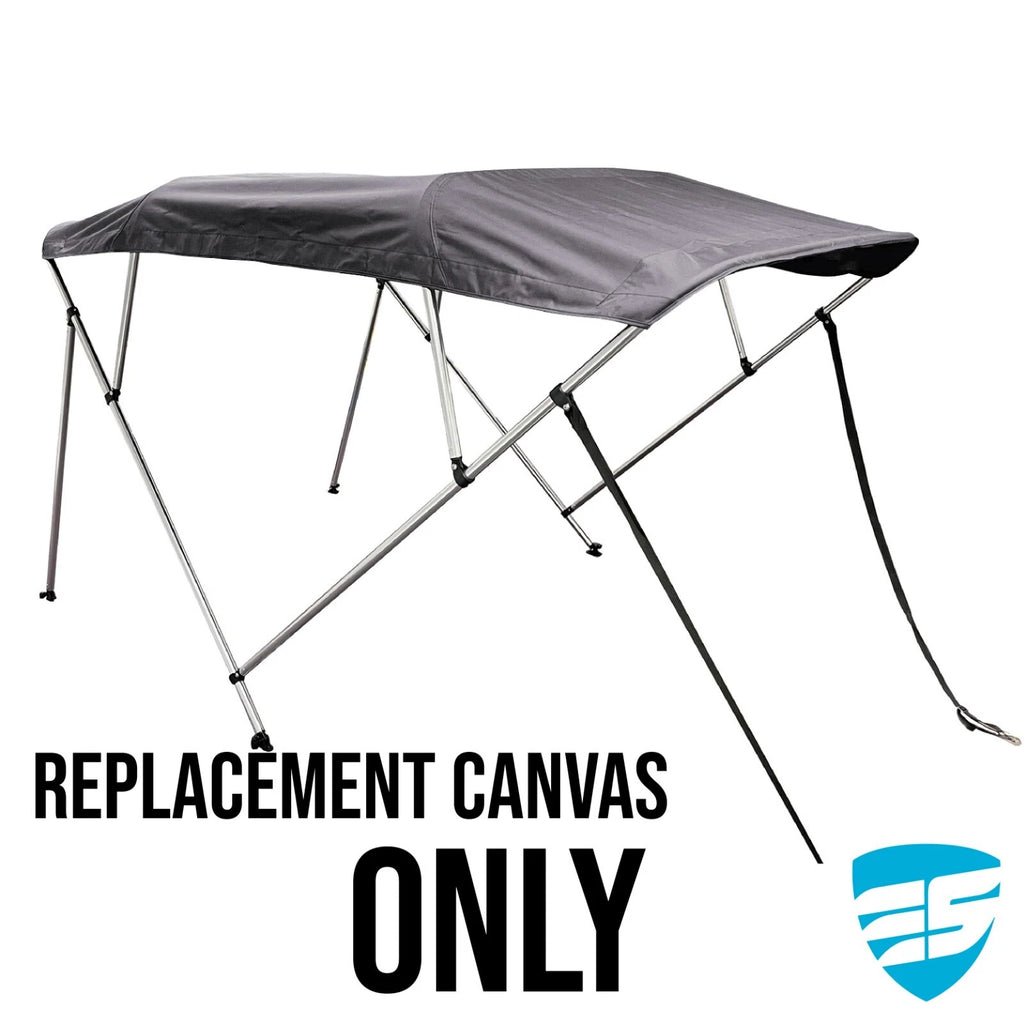 Bimini Top Boat Cover for 4 Bow (Fits 96"L 73"-78"W, 600D)