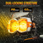 2X 4.5" LED Work Lights Pod Spotlight for Jeep Truck