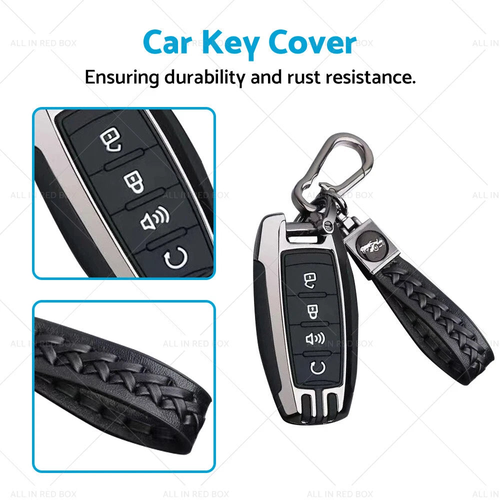 Zinc Alloy Remote Key Case Cover for Great Wall GWM Cannon X L (2020–2023)